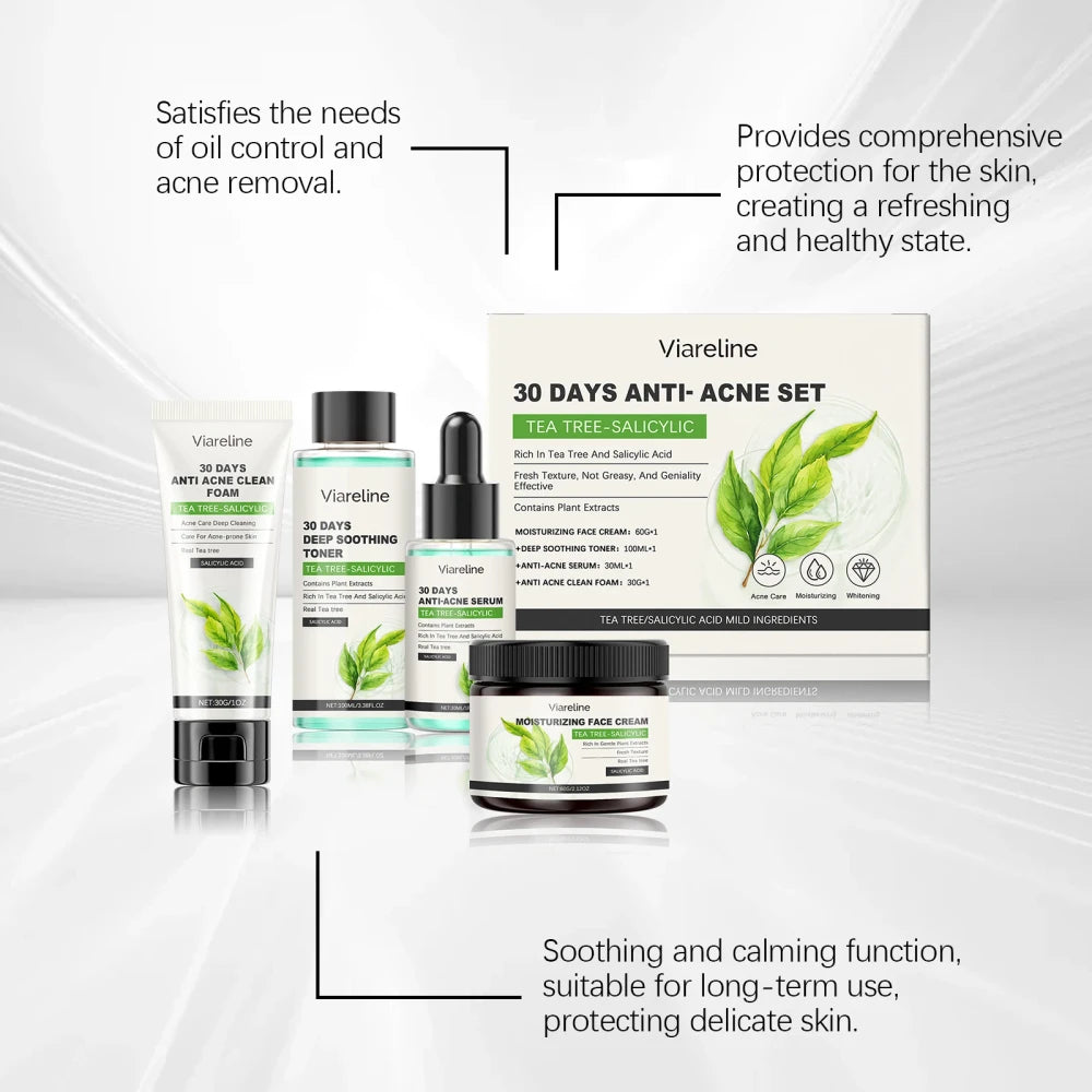 Viareline Salicylic Acid Skincare Set