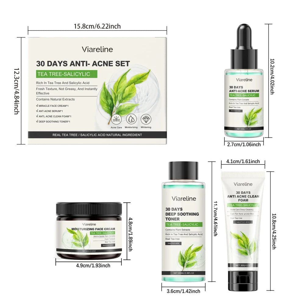 Viareline Salicylic Acid Skincare Set