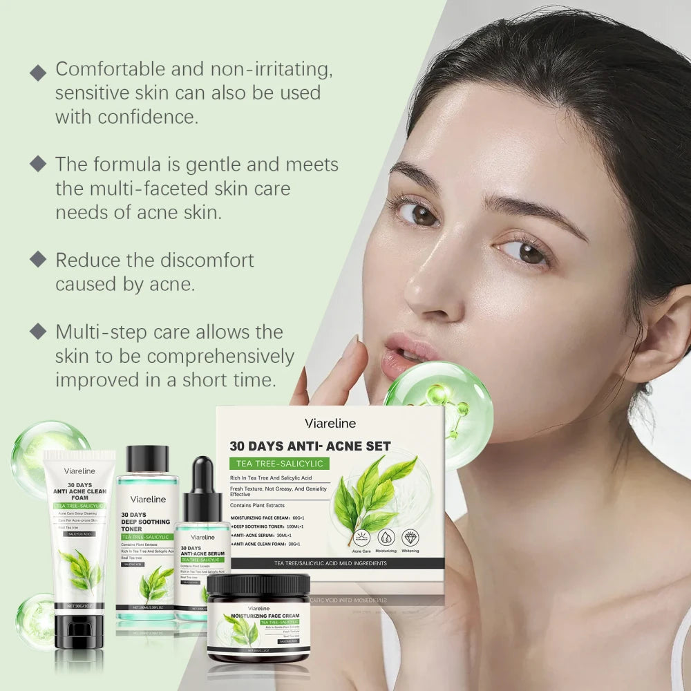 Viareline Salicylic Acid Skincare Set